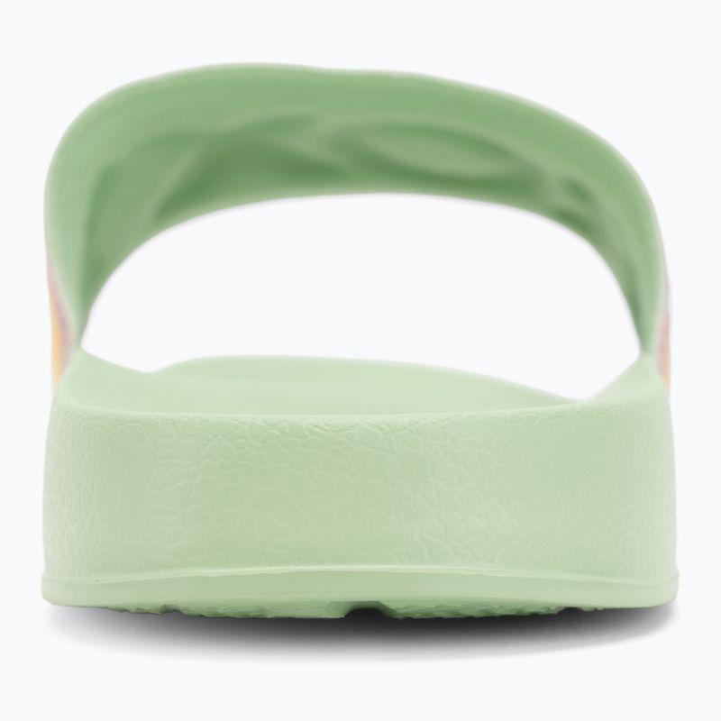 Dámské nazouváky ROXY Slippy II green stripe 6