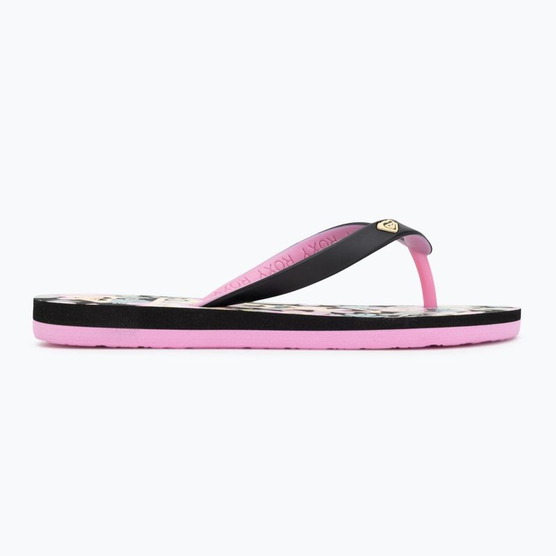 Dětské žabky ROXY Tahiti VII black/pink stencil 2