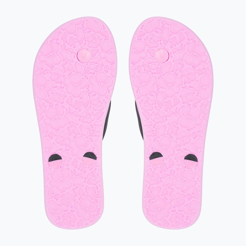 Dětské žabky ROXY Tahiti VII black/pink stencil 3