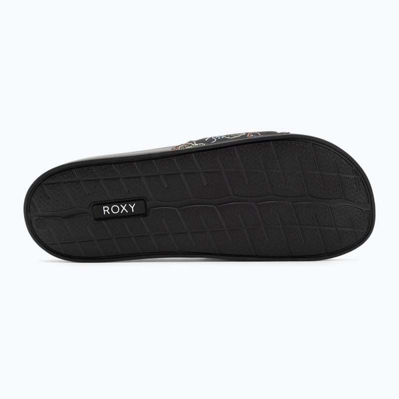 Dámské nazouváky ROXY Slippy II black multi camo 4