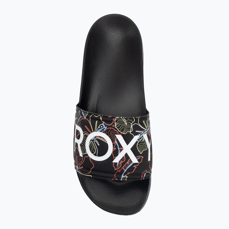 Dámské nazouváky ROXY Slippy II black multi camo 5