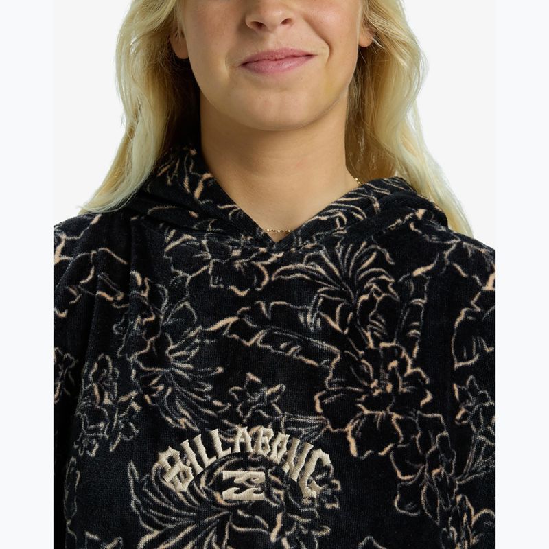 Dámské plavecké pončo Billabong Hooded Towel black pebble 4