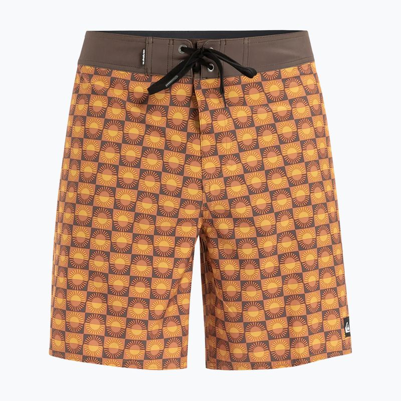 Pánské plavecké šortky Quiksilver Surfsilk Straight Leg 18" florever bran