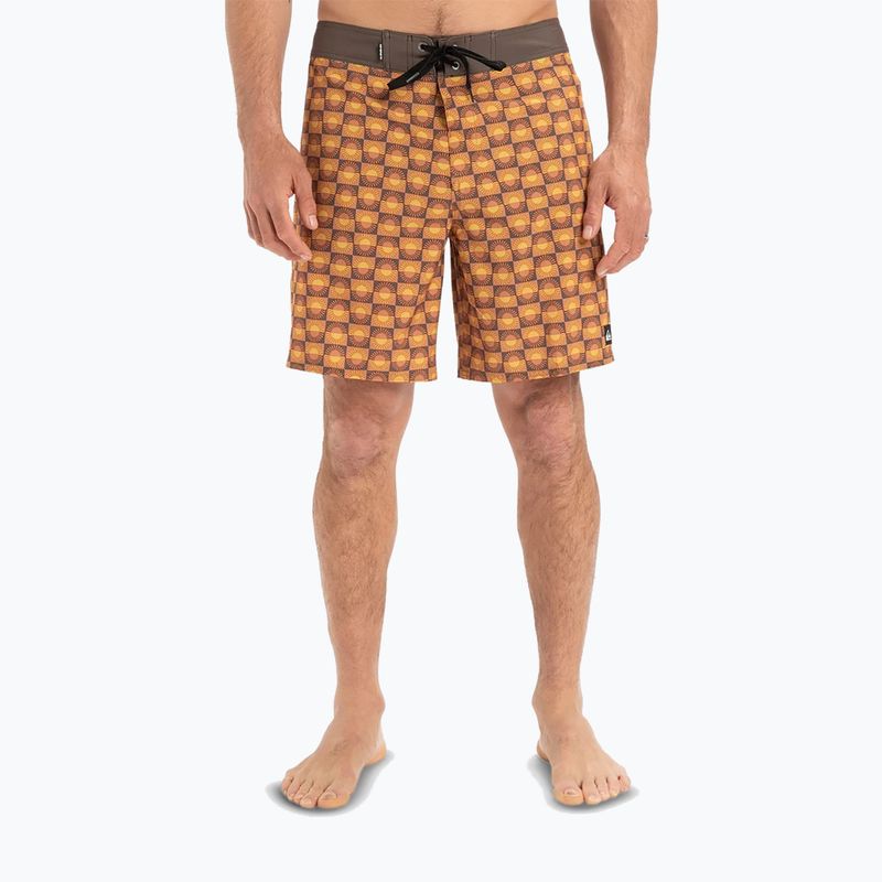 Pánské plavecké šortky Quiksilver Surfsilk Straight Leg 18" florever bran 2