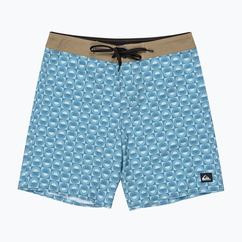 Pánské plavecké šortky Quiksilver Surfsilk Straight Leg 18" florever aquifer