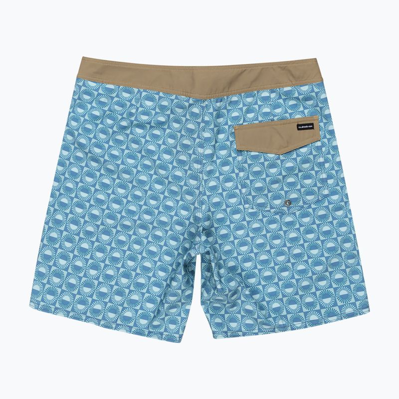 Pánské plavecké šortky Quiksilver Surfsilk Straight Leg 18" florever aquifer 2