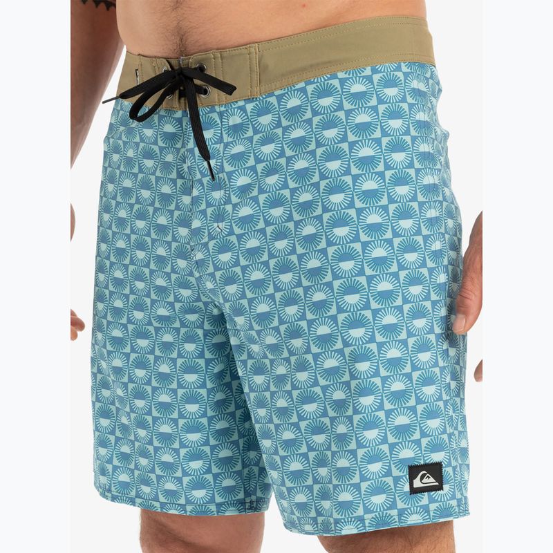 Pánské plavecké šortky Quiksilver Surfsilk Straight Leg 18" florever aquifer 7