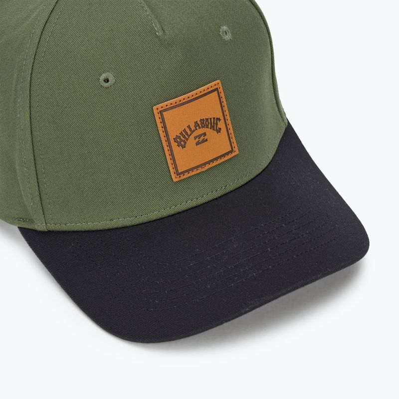 Pánská kšiltovka Billabong Stacked Snapback military 3