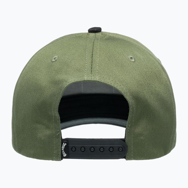 Pánská kšiltovka Billabong Stacked Snapback military 3
