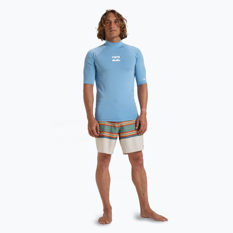 Pánské plavecké tričko Billabong Waves All Day sky blue 2
