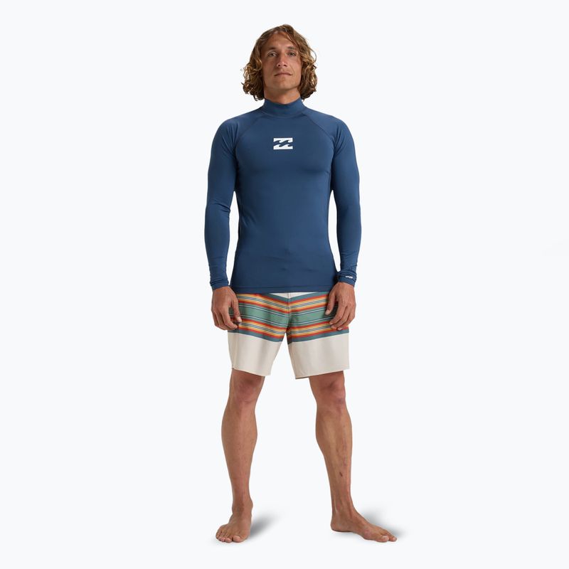 Pánské plavecké tričko Longsleeve Billabong Waves All Day midnight 2