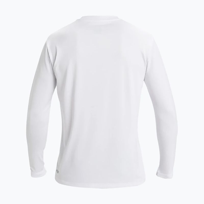 Pánské plavecké triko Longsleeve Quiksilver DNA Bubble Logo white 2