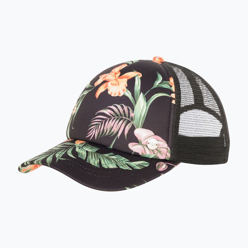 Kšiltovka ROXY Beautiful Morning anthracite athletic hibiscus