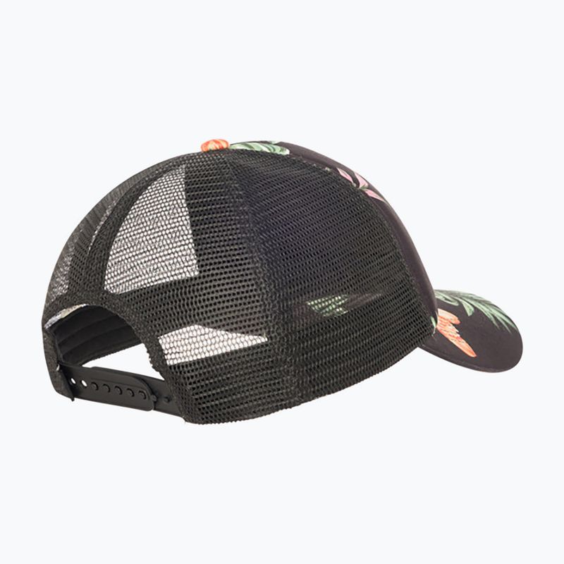 Kšiltovka ROXY Beautiful Morning anthracite athletic hibiscus 2