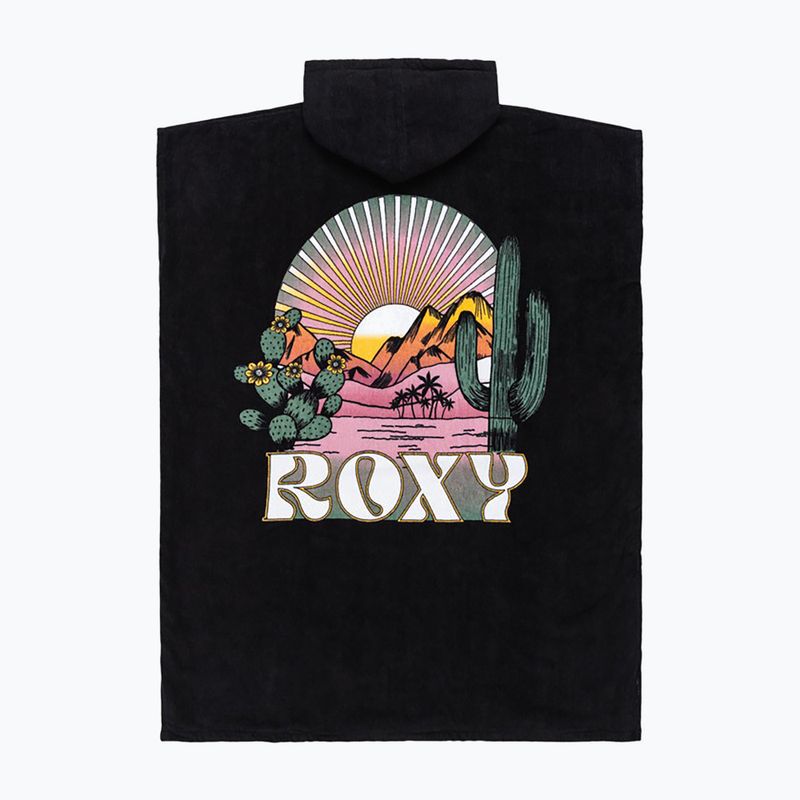 Dámské pončo ROXY Infinite Lagoon anthracite 2
