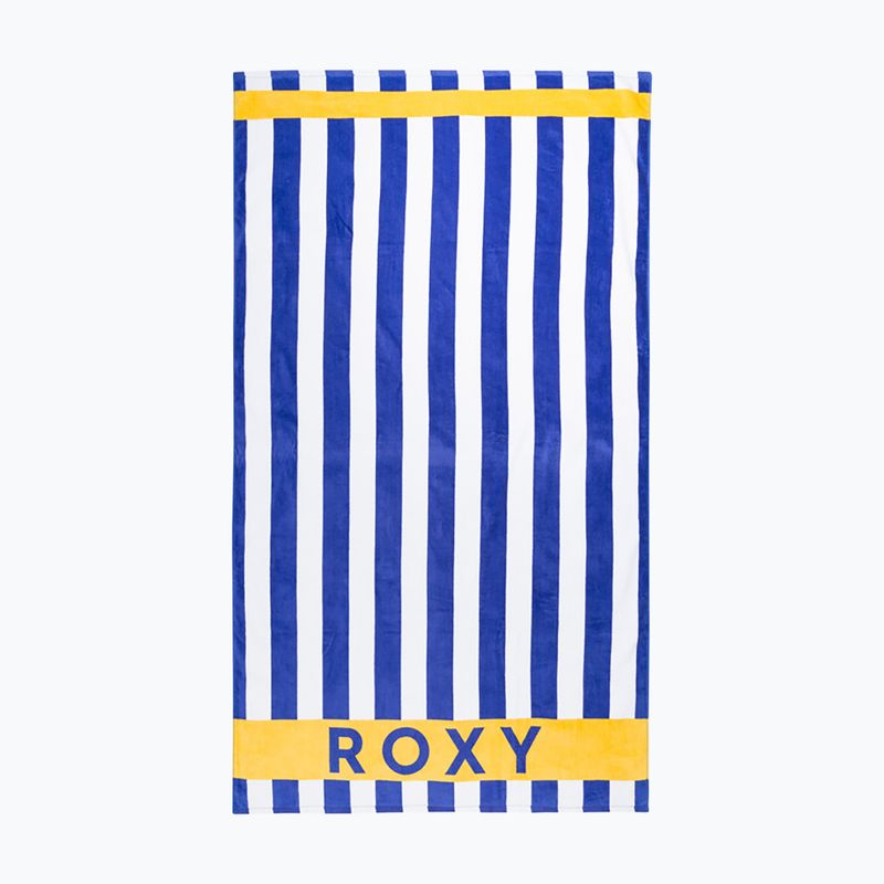 ROXY Plážová osuška s potiskem Cold Water oslnivě modrá