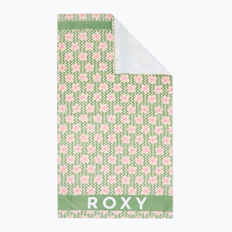 Plážová osuška ROXY Cold Water Printed basil party waves yw