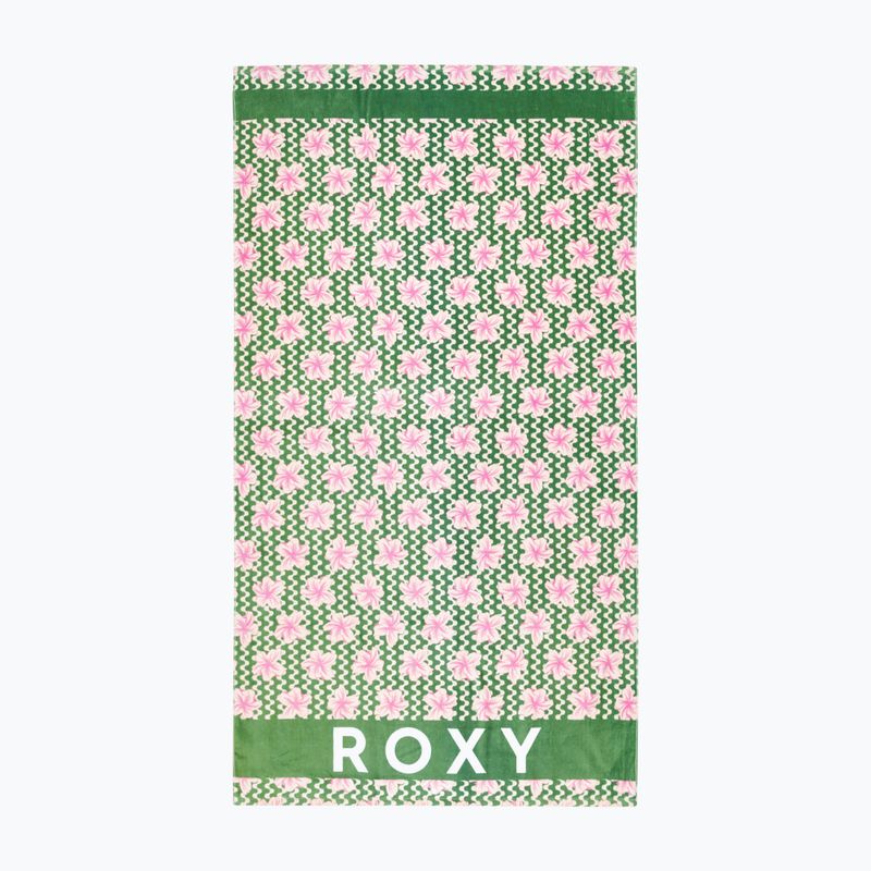 Plážová osuška ROXY Cold Water Printed basil party waves yw