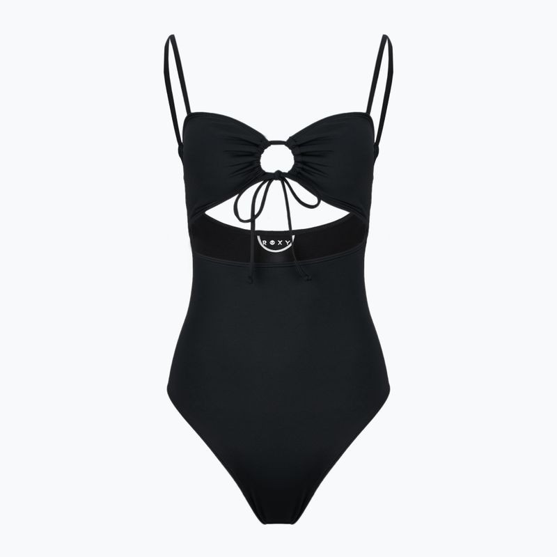 Dámské jednodílné plavky ROXY Beach Classics Fashion anthracite