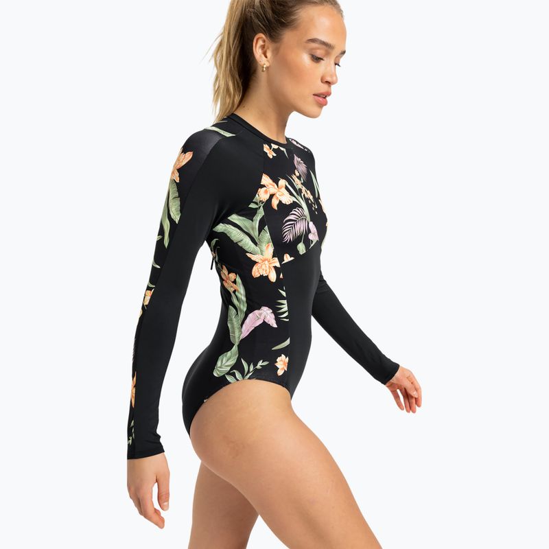 Dámské jednodílné plavky ROXY Fashion anthracite island escape 5