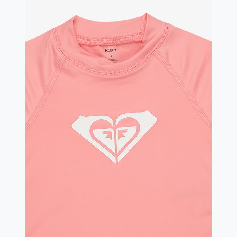 Dětské plavecké tričko ROXY Whole Hearted plumeria 3