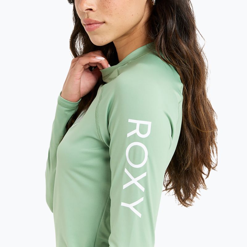 Dámské plavecké tričko Longsleeve ROXY Whole Hearted basil 5