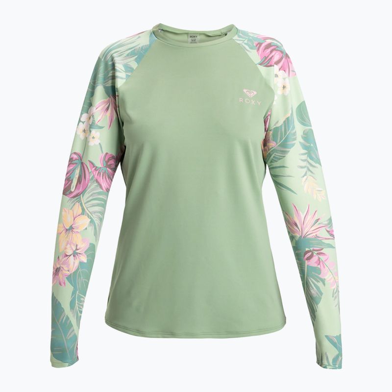 Dámské plavky Longsleeve ROXY Into The Sun foam green coastal breeze