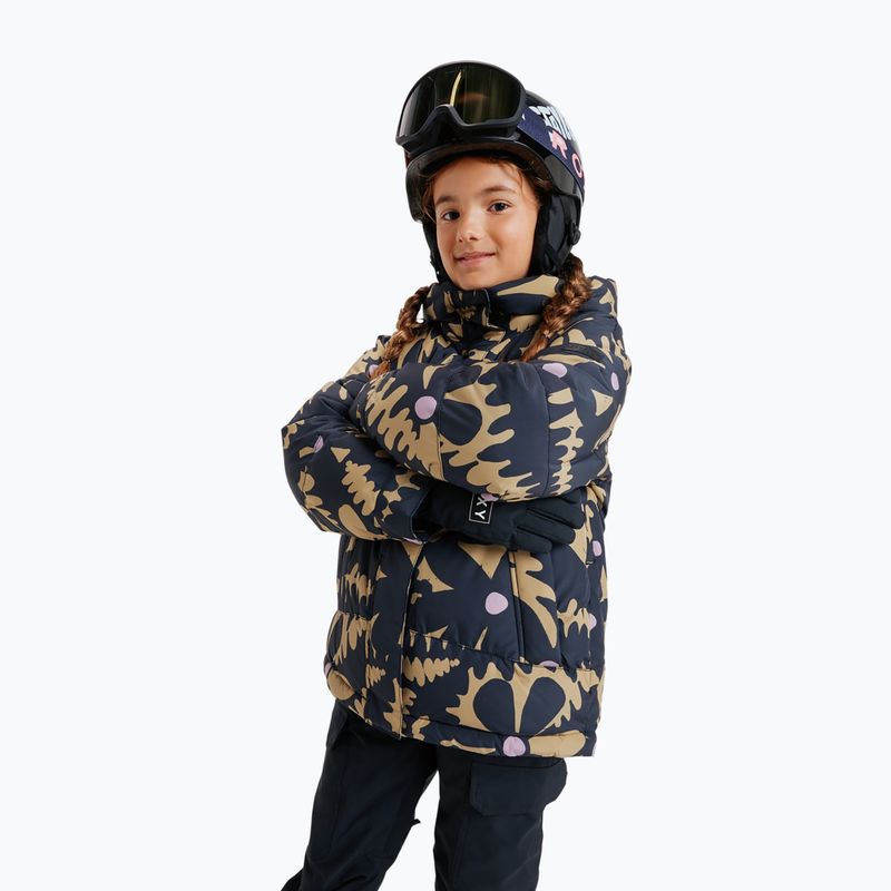 Dětská snowboardová bunda ROXY Askamoon fennel seed/big flower Rg 2