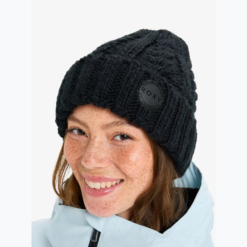 Dámská zimní čepice ROXY Tram Beanie true black 5