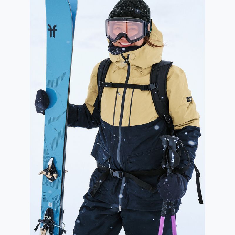 Dámská snowboardová bunda ROXY Gore-Tex Stretch Purelines Fennel Seed 14