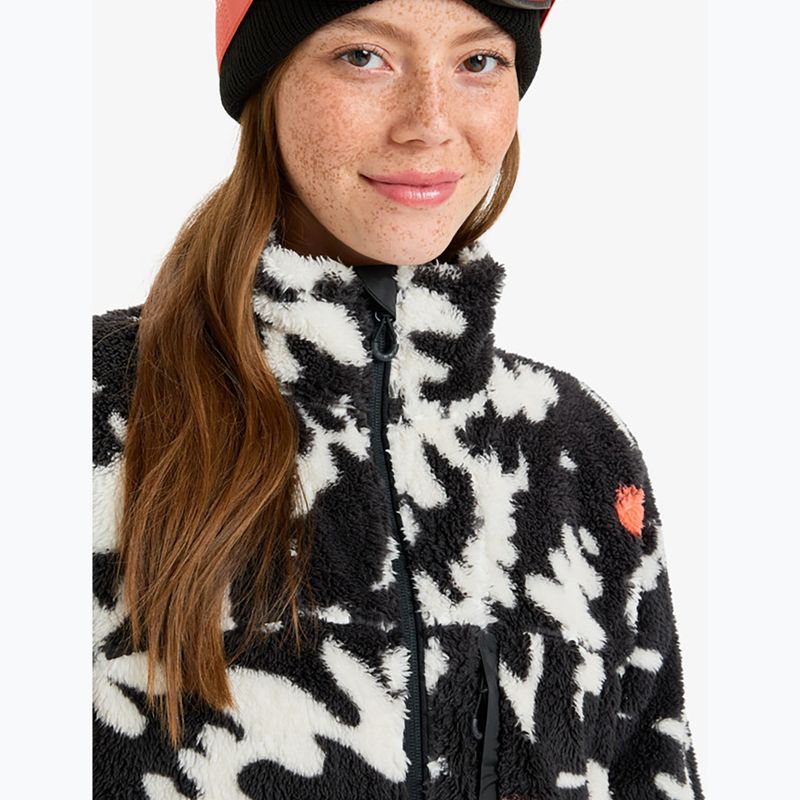 Dámská mikina ROXY Alabama true black/big flower 4