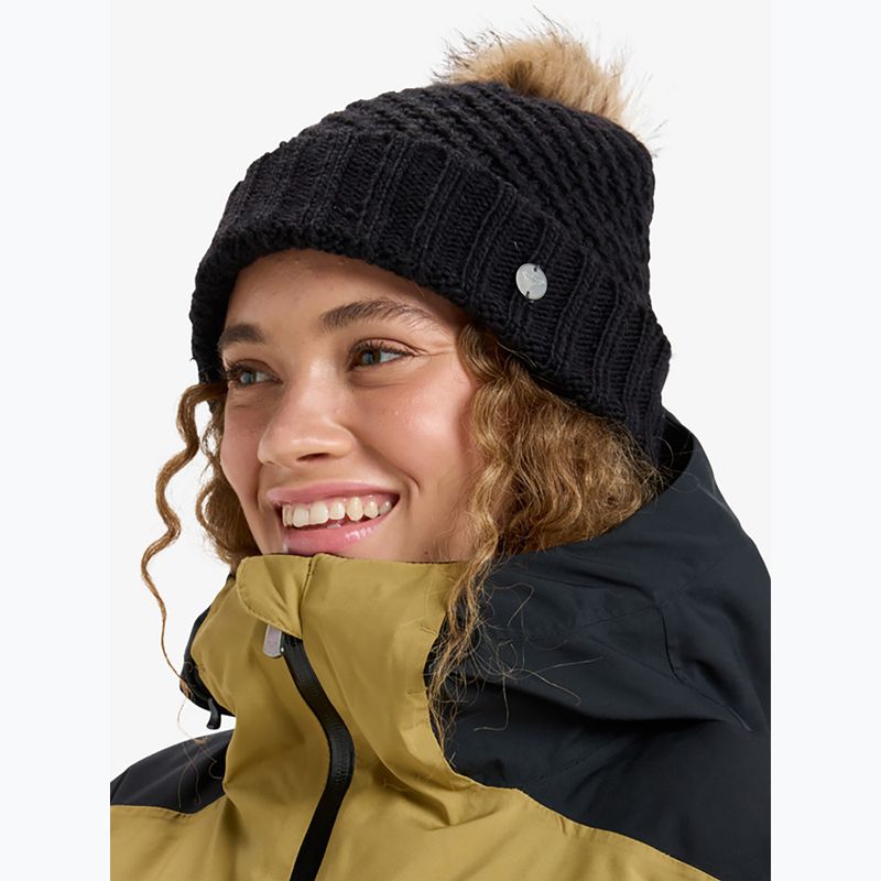 Dámská zimní čepice ROXY Blizzard Beanie true black 5