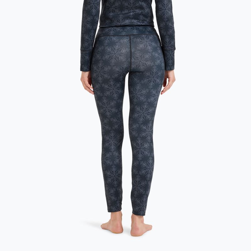 Dámské termo kalhoty ROXY Daybreak Brushed true black/snowflakes 3