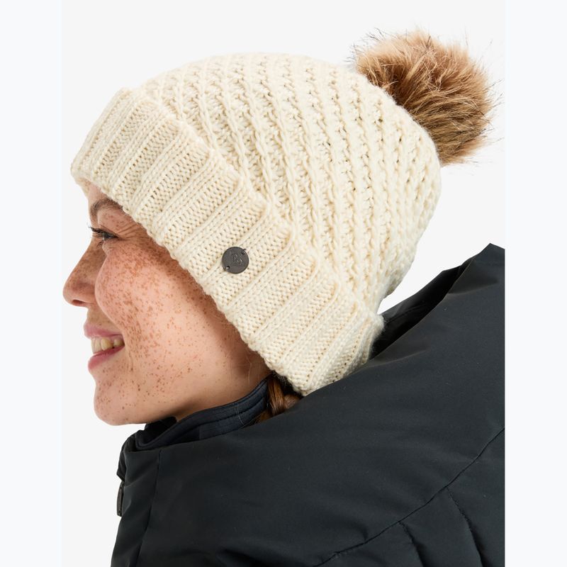 Dámská zimní čepice ROXY Blizzard Beanie whisper white 5