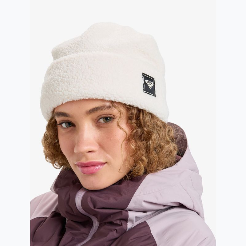 Dámská zimní čepice ROXY Valwood Beanie whisper white 5