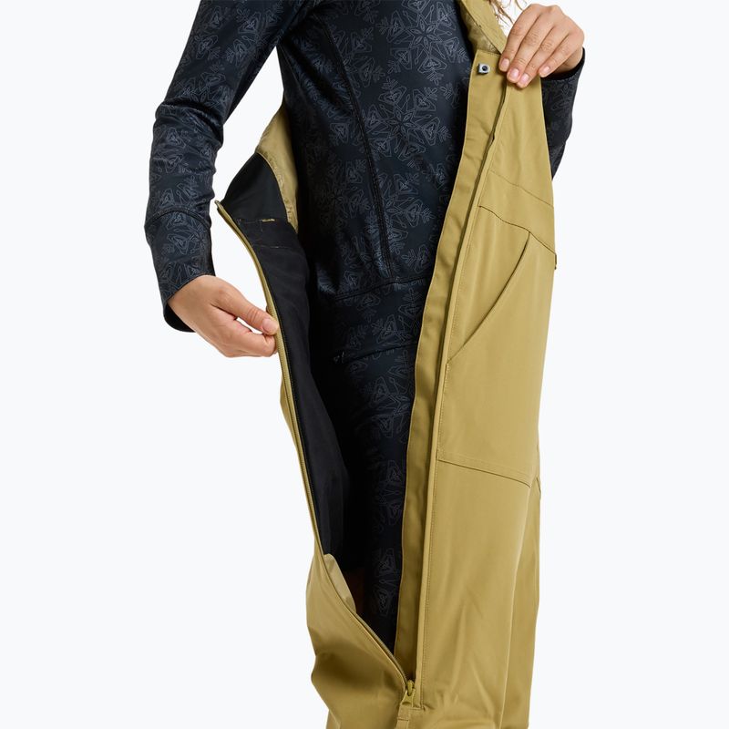 Dámské snowboardové kalhoty ROXY Rideout Bib fennel seed 9