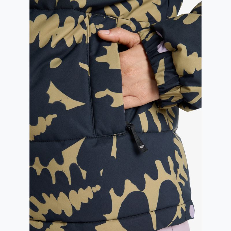 Dámská snowboardová bunda ROXY Snow Winter Rebel fennel seed/big flower 7