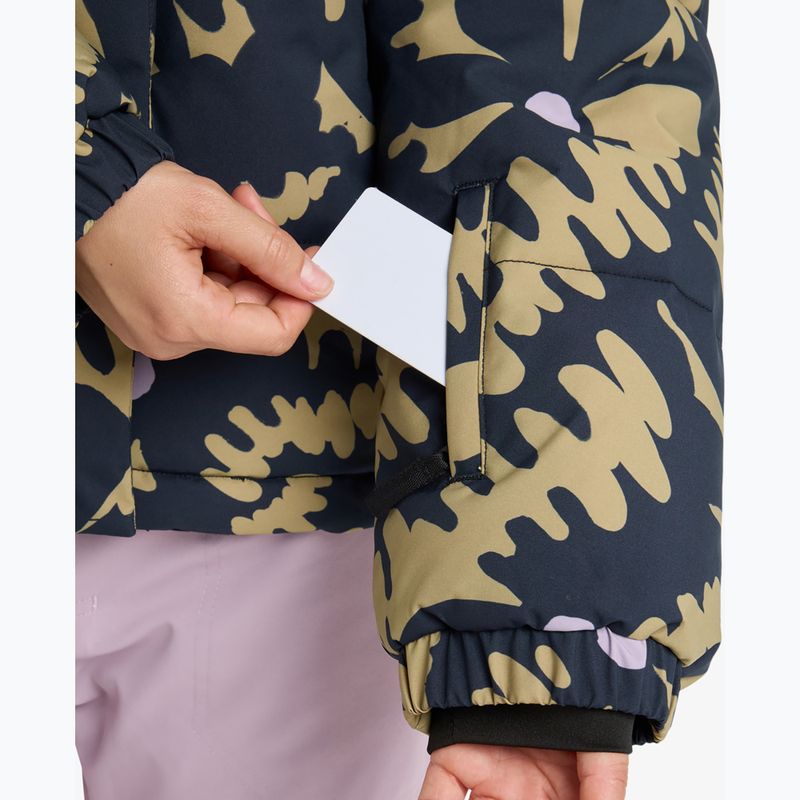 Dámská snowboardová bunda ROXY Snow Winter Rebel fennel seed/big flower 8