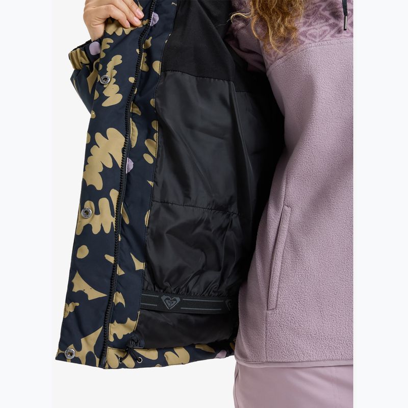 Dámská snowboardová bunda ROXY Snow Winter Rebel fennel seed/big flower 9