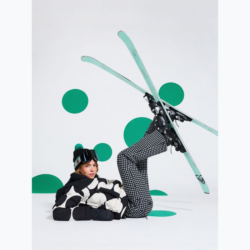 Dámské snowboardové kalhoty ROXY Rising High whisper white/small dots 9