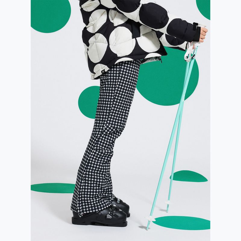 Dámské snowboardové kalhoty ROXY Rising High whisper white/small dots 10