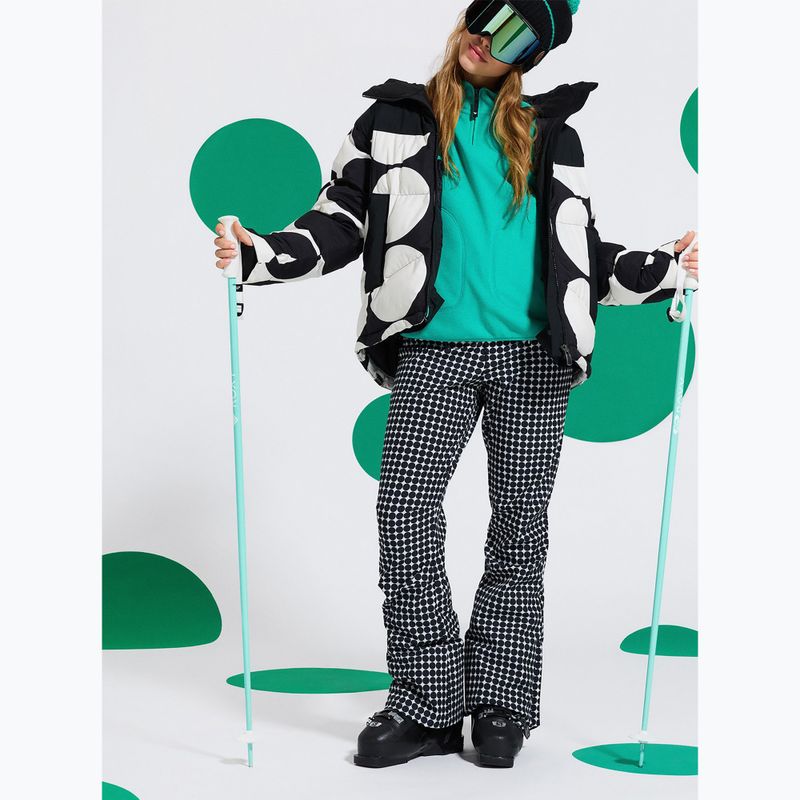 Dámské snowboardové kalhoty ROXY Rising High whisper white/small dots 11