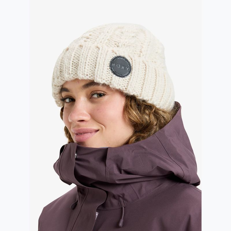 Dámská zimní čepice ROXY Tram Beanie whisper white 5