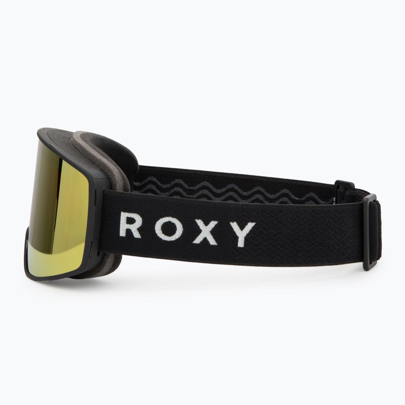 Dámské snowboardové brýle ROXY Storm W black/clux ml pink gold 4