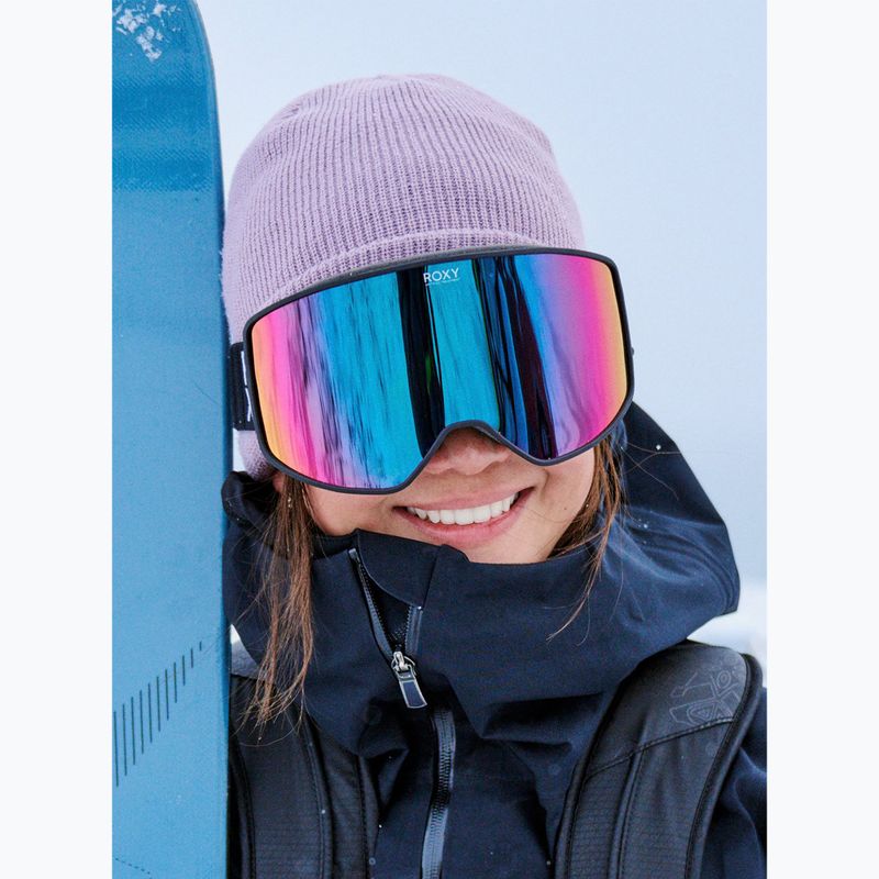 Dámské snowboardové brýle ROXY Storm W black/clux ml pink gold 3