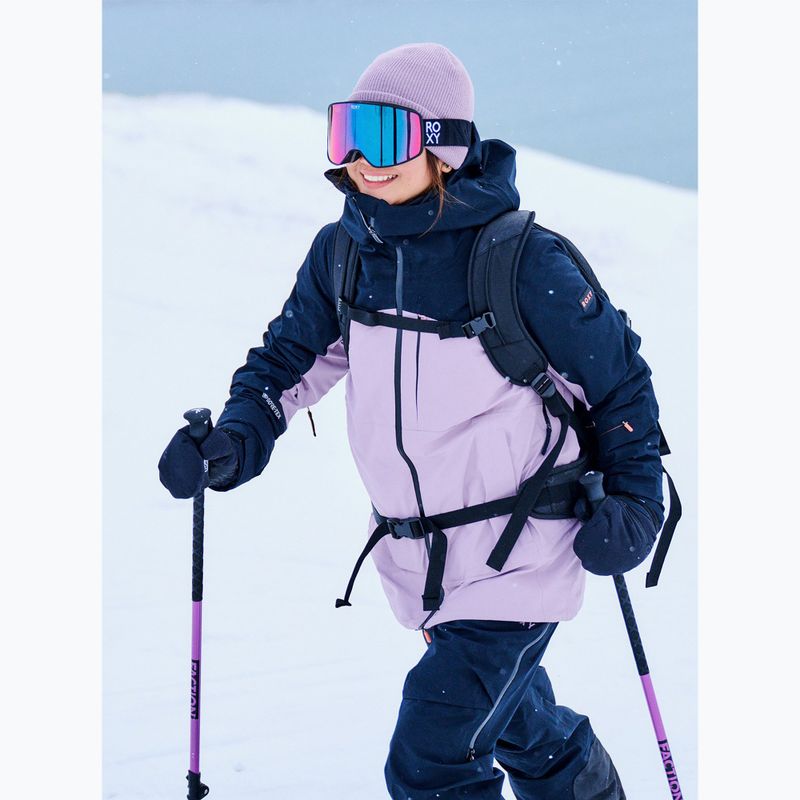 Dámské snowboardové brýle ROXY Storm W black/clux ml pink gold 4