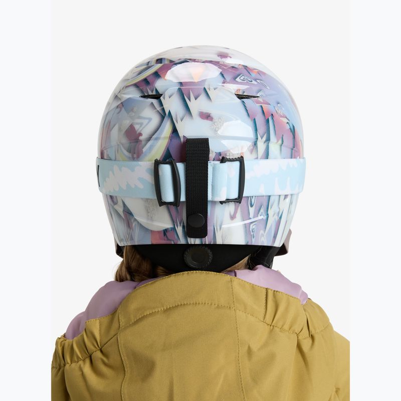 Dětské snowboardové brýle ROXY Missy big flowers/clux ml light blue 8