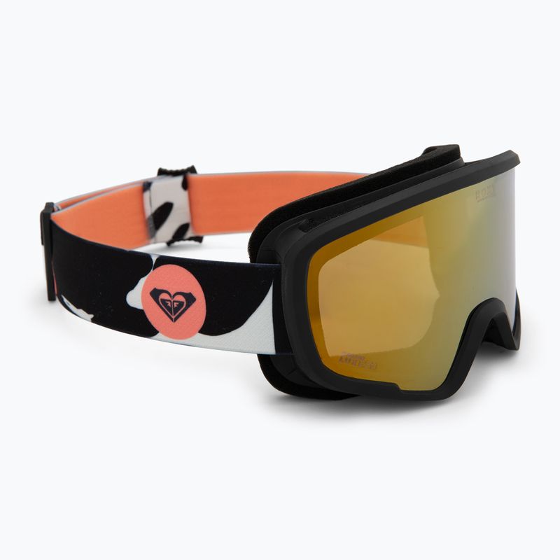 Dětské snowboardové brýle ROXY Missy big flowers/clux ml orange