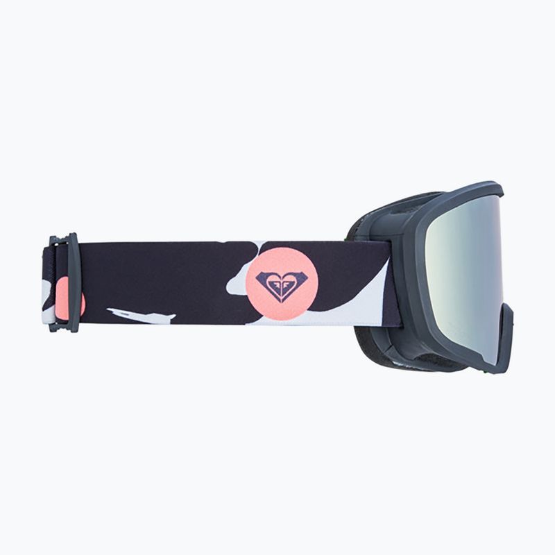 Dětské snowboardové brýle ROXY Missy big flowers/clux ml orange 7