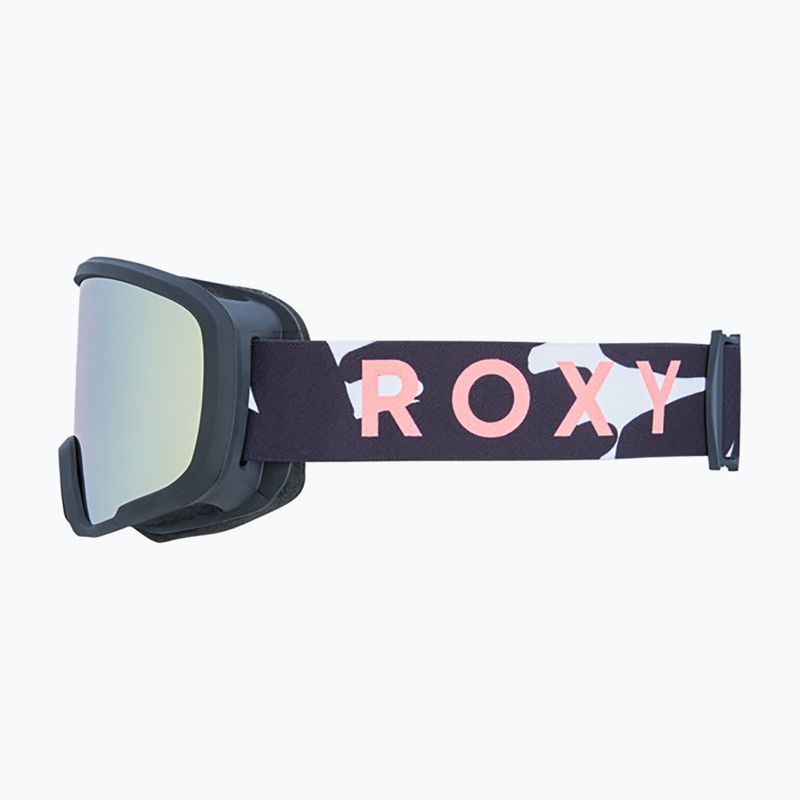 Dětské snowboardové brýle ROXY Missy big flowers/clux ml orange 8